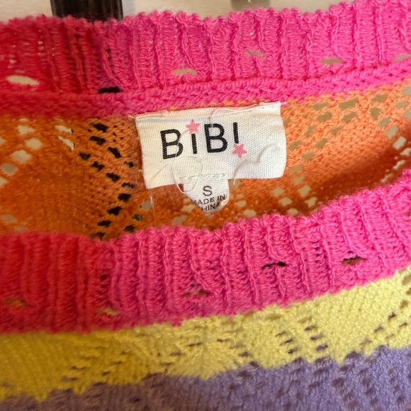 BiBi Colorful Knit Top - Picture 4 of 4